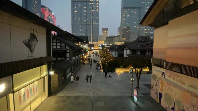 成都太古里夜景成都太古里夜景