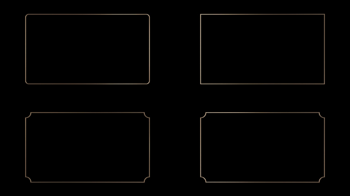 黄金视频框