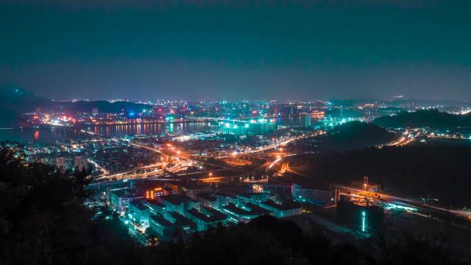 4K延时温州城市夜景