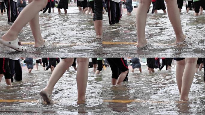 暴雨马路积水