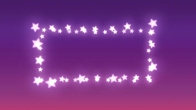 发光的框架上的紫色背景