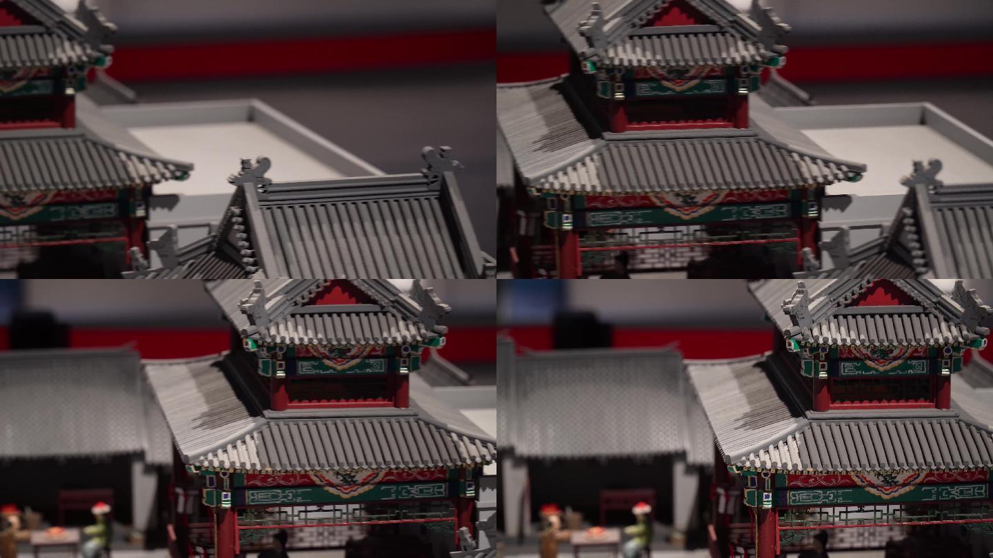 微缩模型中国古代建筑
