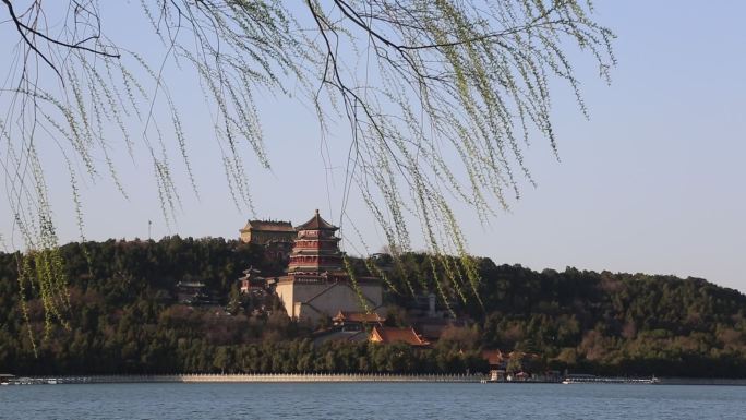 颐和园摄影八国联军古迹遗迹初春北京皇家园