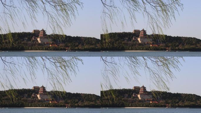 颐和园摄影八国联军古迹遗迹初春北京皇家园