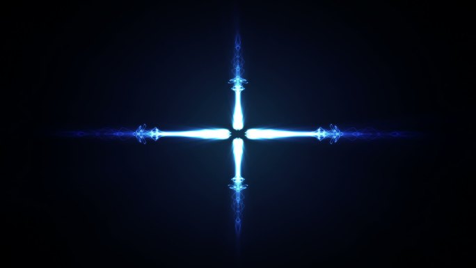蓝星动画粒子炫光粒子光线光线飞舞