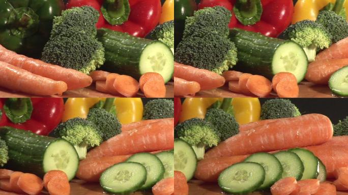 蔬菜特写养生绿色作物食材