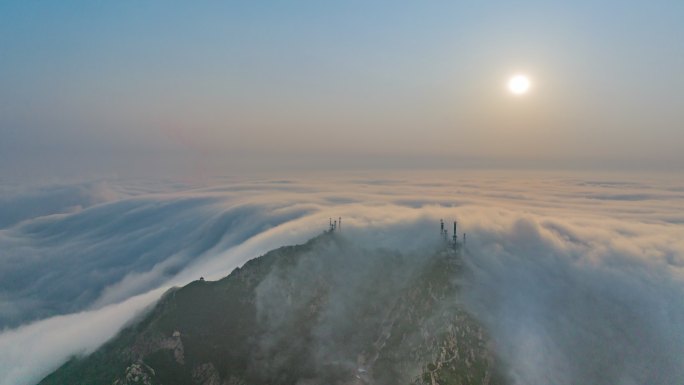 5K大连大黑山云海航拍延时