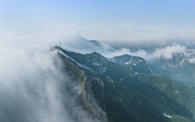 5K大连大黑山云海航拍延时