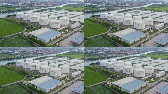 浙江上虞五和村中国石化炼油厂设备建筑