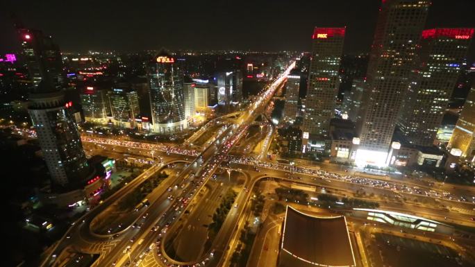 北京夜景摄影京城夜色立交桥环线