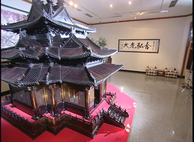 故宫建筑模型展示古建筑文化遗产文明古迹