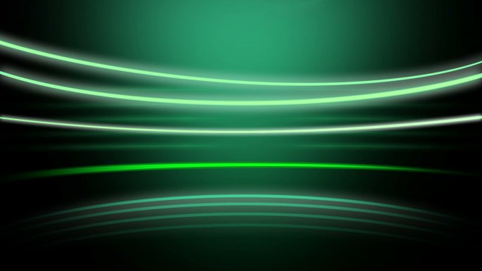 绿色线条发光渐变动画特效