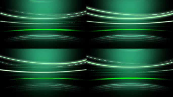 绿色线条发光渐变动画特效