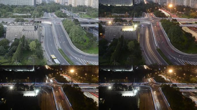 北京延时摄影路网车流量车流