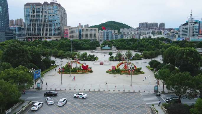 2022年最新4K原创航拍-郴州五岭广场