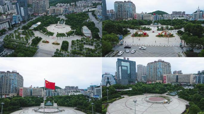 2022年最新4K原创航拍-郴州五岭广场