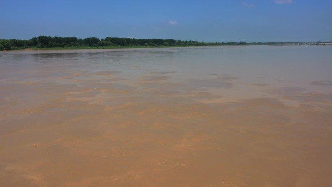 黄河调水调沙高含沙量洪水黄河浪