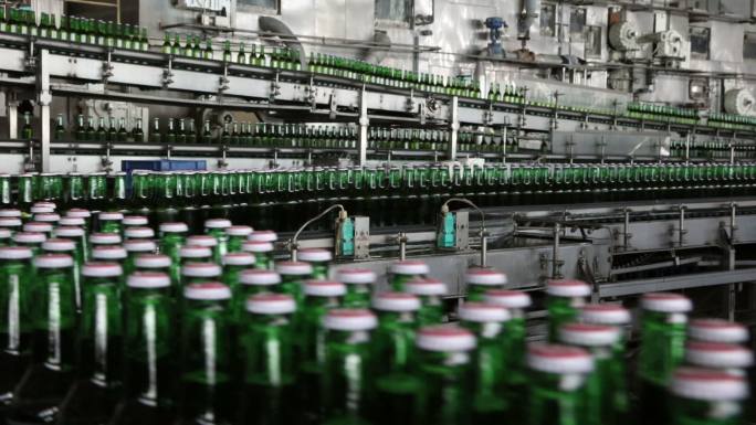 啤酒生产线流水线批量生产
