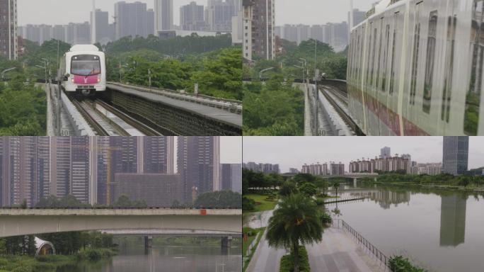 地铁进站 地铁出站 地铁站台 广州4号线