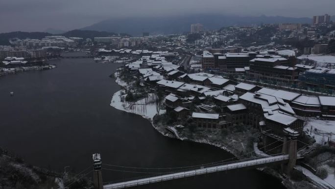 贵州省丹寨县苗寨雪景