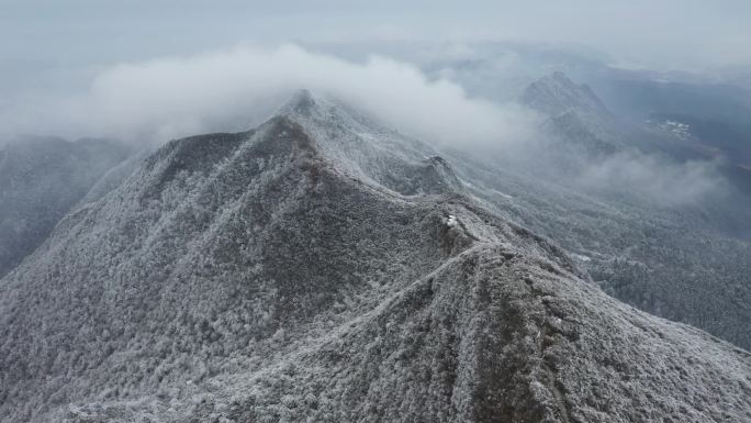 贵州省丹寨县苗寨雪景