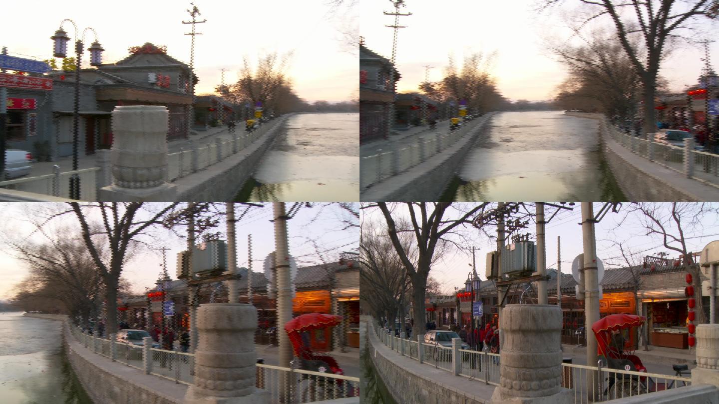 北京街景街头生活生产人文景观行人路人日常
