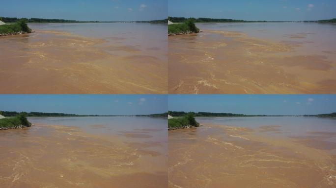 黄河调水调沙高含沙量洪水黄河浪