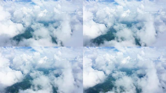 云层穿梭航拍中国云海