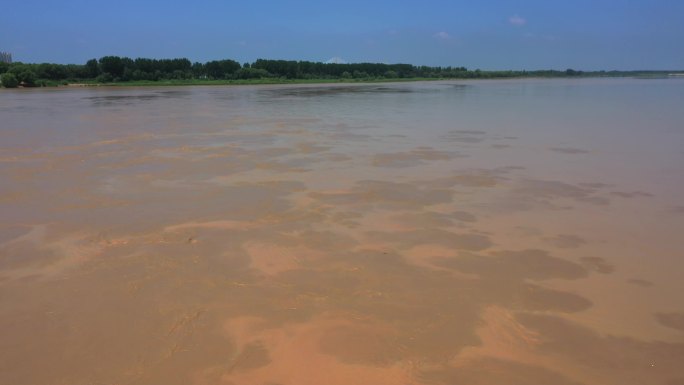 黄河调水调沙高含沙量洪水黄河浪