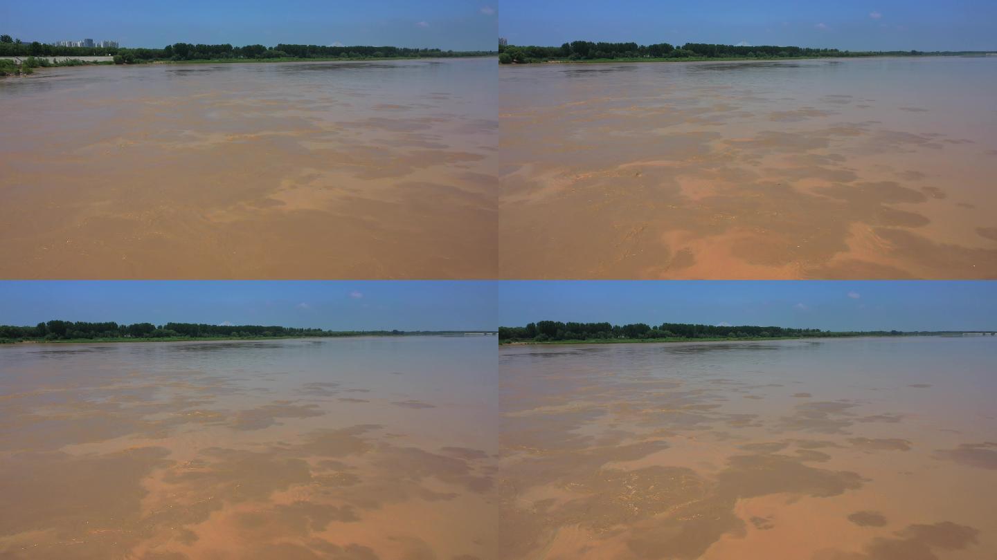 黄河调水调沙高含沙量洪水黄河浪