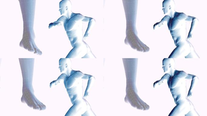 三维人体奔跑动画特效