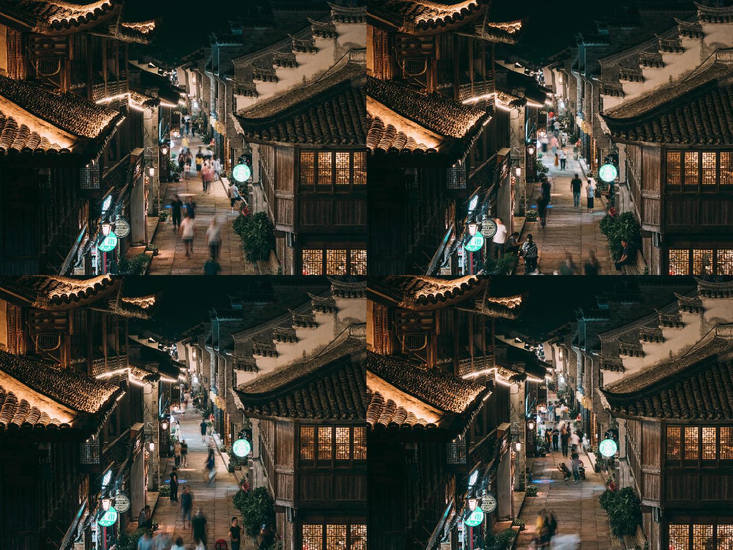 临海紫阳街夜景