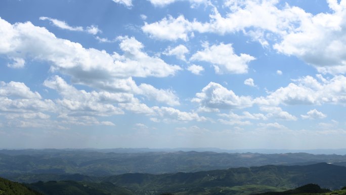 贵州山顶风景风光延时摄影