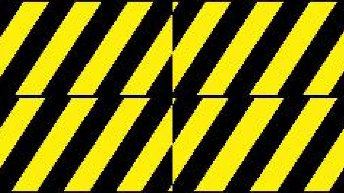 黄色斑马警戒线