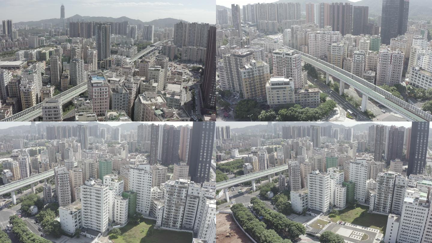 深圳 城中村 龙华 白石龙 航拍大景