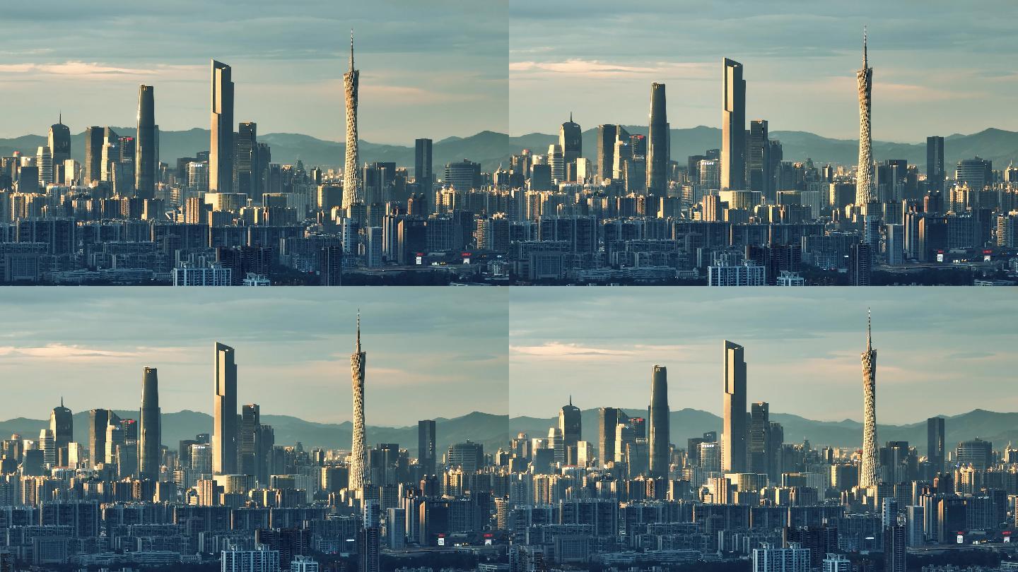 【商用4K】广州塔城市御3长焦航拍日落