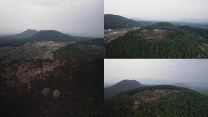 腾冲火山地热国家地质公园航拍