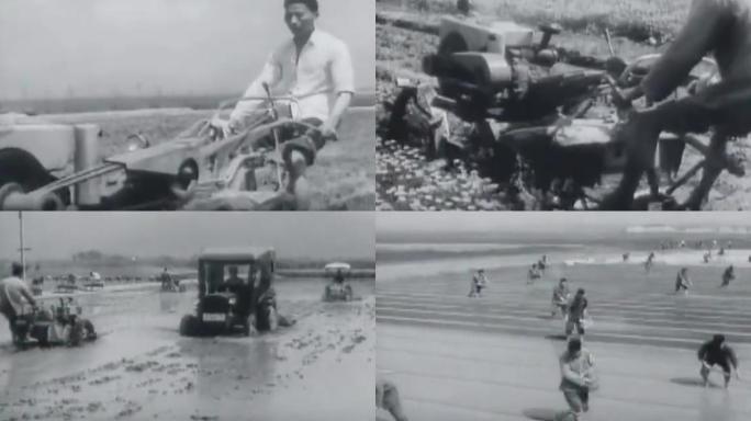 70年代浙江农业机械化生产影像2