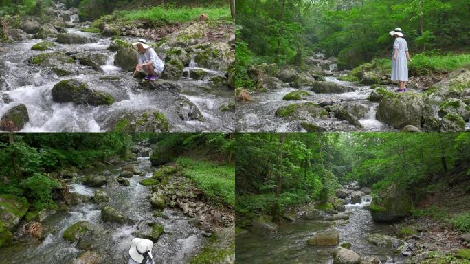 雨后山涧泉水