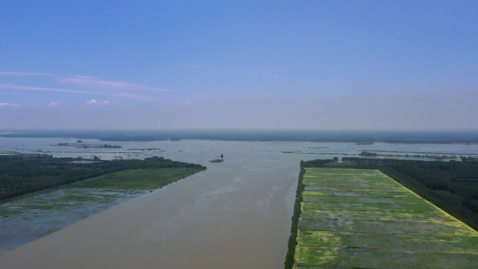 湿地公园湖面