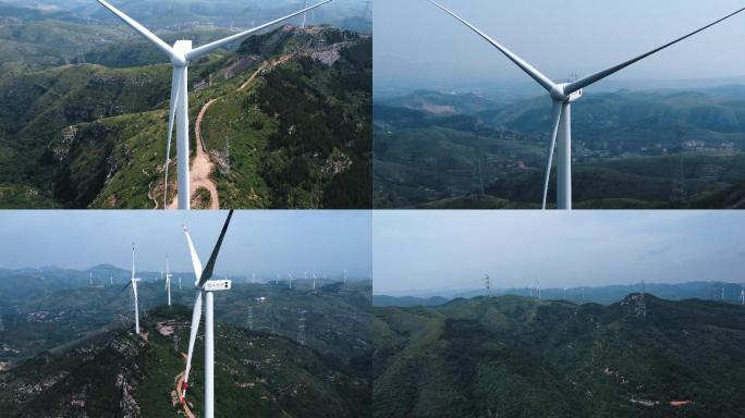 【4K】上海电气风力发电机组航拍
