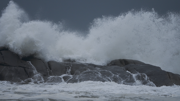 磅礴海岸-高速摄影