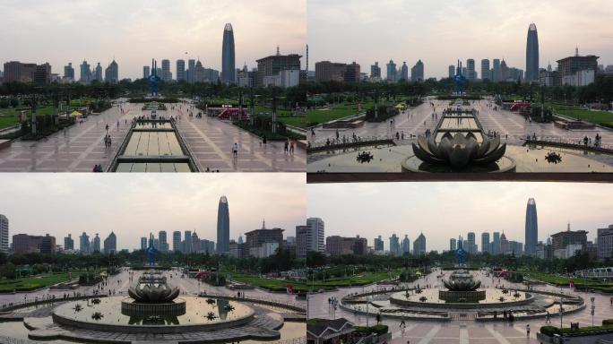 济南泉城广场4K视频素材