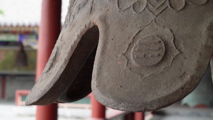 考古古代钟磬雕刻纹样