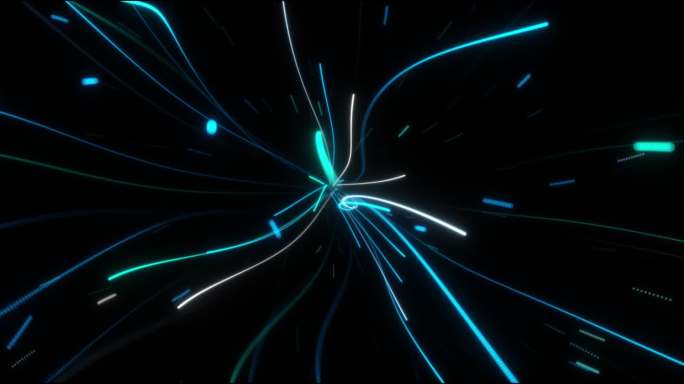 爆炸粒子光线飞出出logo