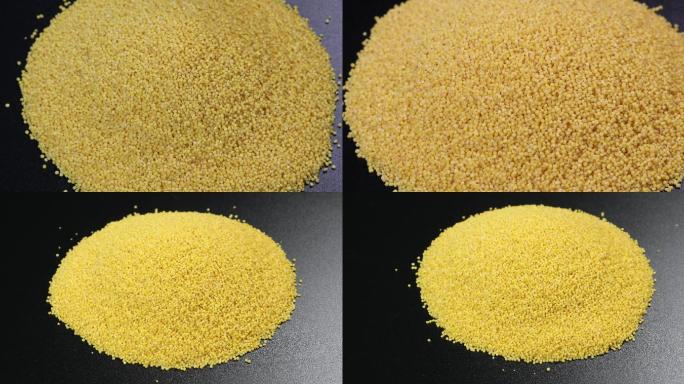小米粮食旋转素材
