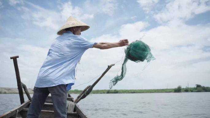 4K禁渔鄱阳湖萧条淡水湖湖泊