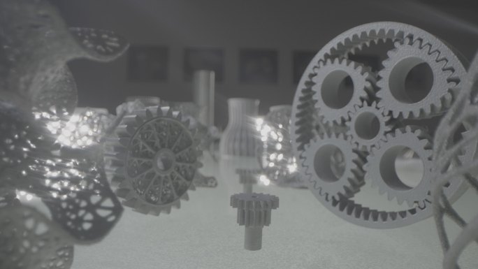 微距 工业 机电 3D打印 特写