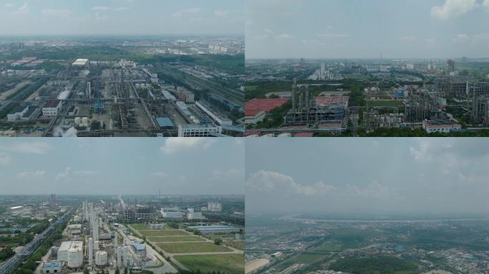 5K航拍南京六合工业园区