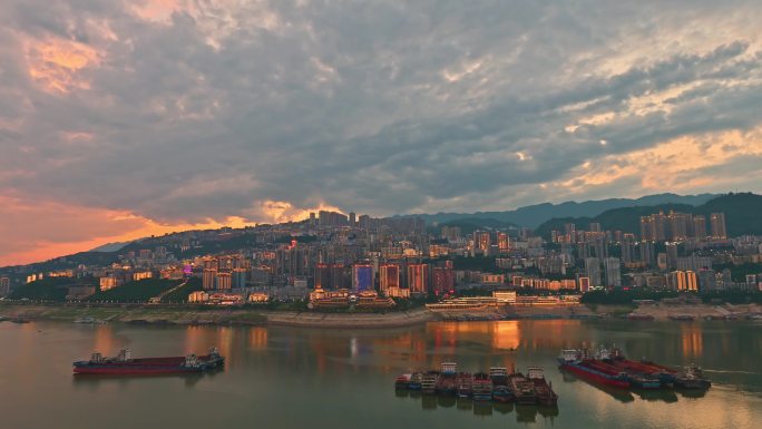 【原创】城市夕阳后的夜景